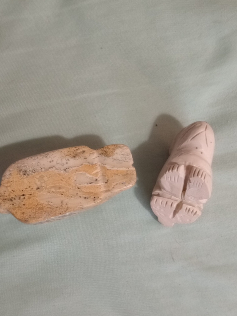 Carved Stone Bunny Rabbits - Picture 5 of 6